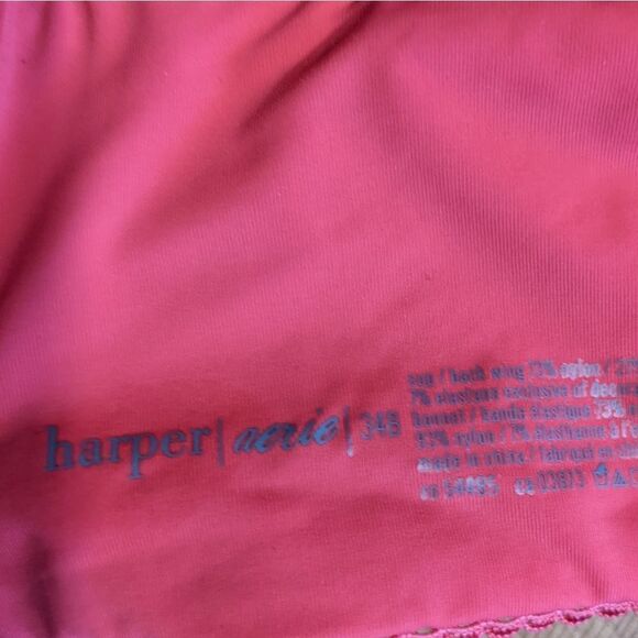 AERIE Harper bra punch pink 34B c004 - Picture 8 of 10